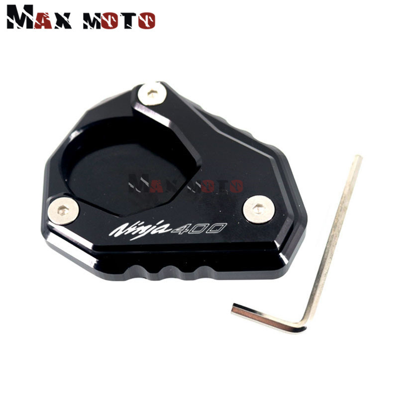 Για KAWASAKI NINJA 400 Z400 NINJA400 2018-2022 2021 Kickstand Μοτοσικλέτας Πλαϊνή βάση προέκτασης μαξιλαριού στήριξης Πλάκα μεγέθυνση