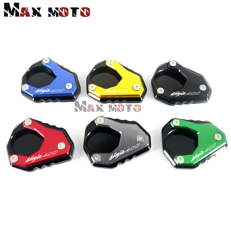 Για KAWASAKI NINJA 400 Z400 NINJA400 2018-2022 2021 Kickstand Μοτοσικλέτας Πλαϊνή βάση προέκτασης μαξιλαριού στήριξης Πλάκα μεγέθυνση