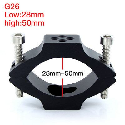 Multifunkčný upínací držiak pre upevnenie vonkajších hmlových svetiel do auta a motocykla pre externé LED svetlo/telefón/držiak/GPS/billboard