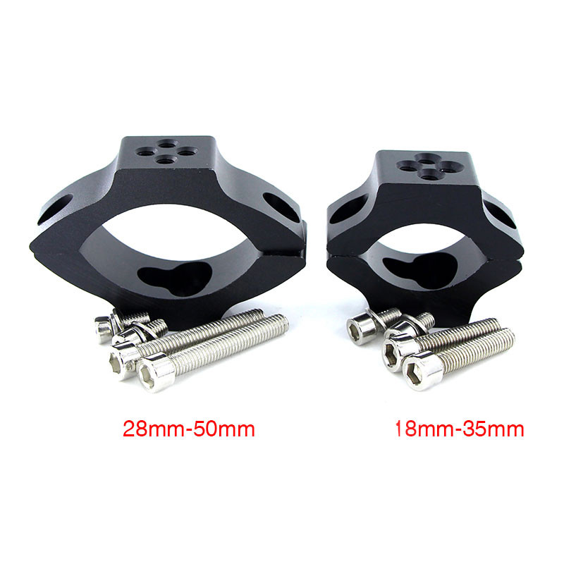 Multifunkčný upínací držiak pre upevnenie vonkajších hmlových svetiel do auta a motocykla pre externé LED svetlo/telefón/držiak/GPS/billboard