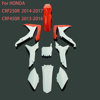 Kompletné plastové súpravy na karosériu motocykla Honda CRF250R CRF 250R 2014-2017 CRF450R CRF 450R 2013-2016 Motokrosový motocykel