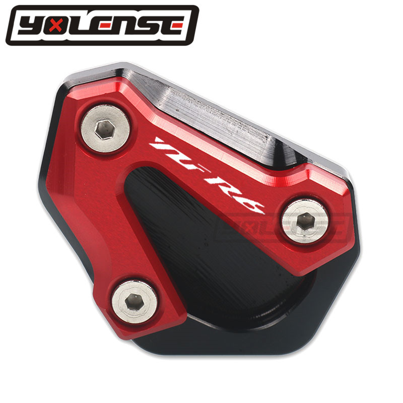 Suport pentru motociclete CNC Picior Suport lateral Extensie Pad Suport Placă Mărire Stand pentru YAMAHA YZF-R6 YZF R6 YZFR6 2006-2016 2015