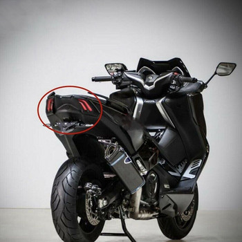 για Yamaha T-MAX TMAX 530 2017 2018 2019 Κάλυμμα φλας Καπέλα ουράς κελύφους Μαύρο ματ