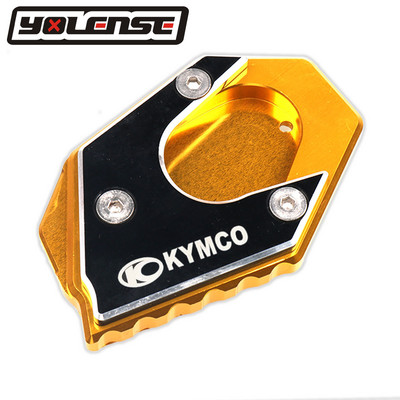 Pentru Kymco Xciting 250 300 350 400 400i 250i 300i 350i Suport pentru motociclete Picior Extensie laterala Pad Suport Placă Mărire Stand