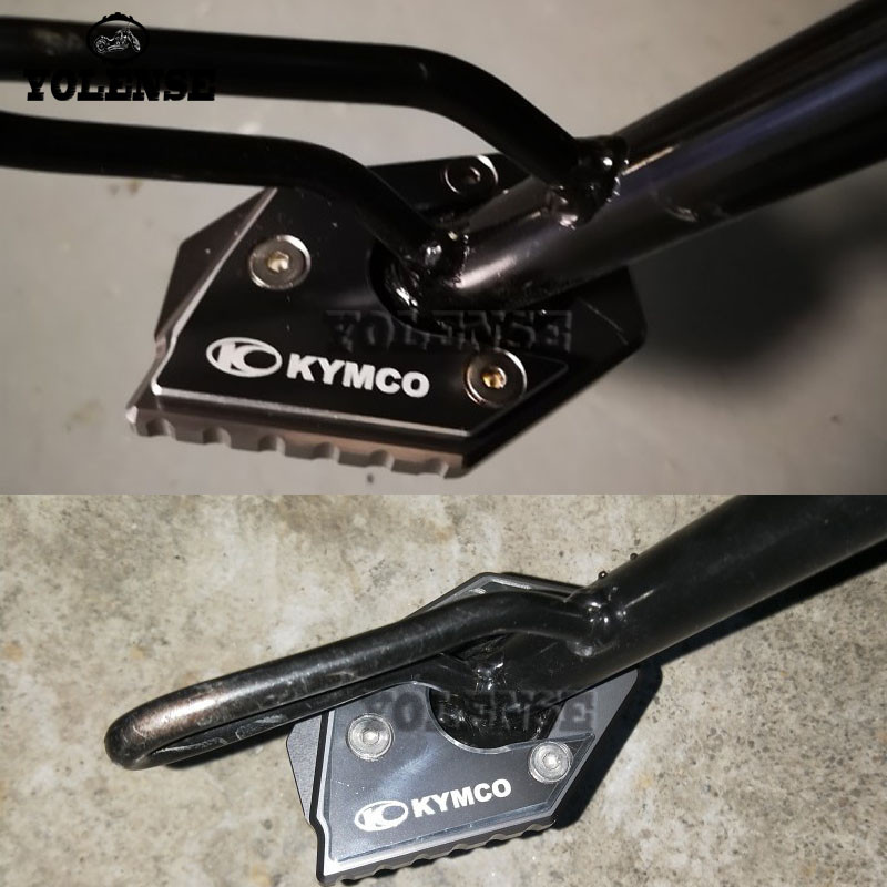 За Kymco Xciting 250 300 350 400 400i 250i 300i 350i Мотоциклетна стойка Странична удължителна подложка Подпорна плоча Стойка за уголемяване