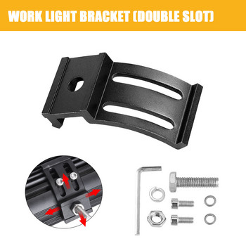 Скоби за прожектори за фарове на мотоциклети Части Скоба за гъба Led Light Bracket Mount Kit за ATV Камион Dirt Bike SUV Аксесоари