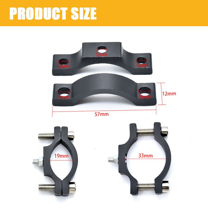 Držiaky reflektorov pre motocykle, diely, svorka na hubu, sada držiakov LED svetiel pre štvorkolky, nákladné autá, motocykel, SUV, príslušenstvo