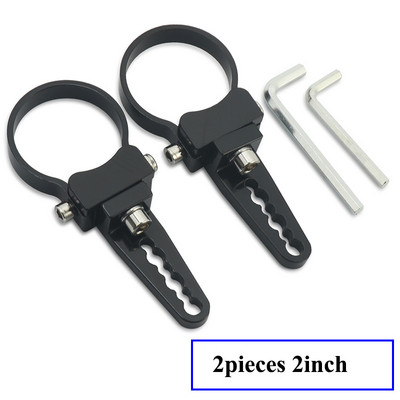 Nastaviteľné držiaky na montáž motocyklových LED reflektorov, držiak 4X4, držiak na pracovnú svetelnú trubicu pre terénne LED svetlá