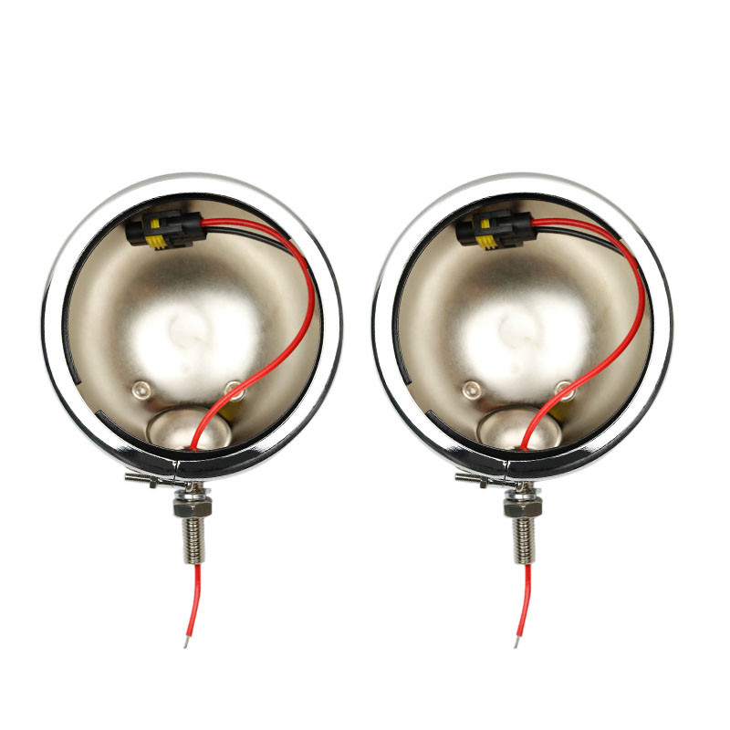 Suport pentru fară de ceață pentru motocicletă de 4,5 inci Suport pentru semnalizare de întoarcere de 4-1/2 inch Iluminare suplimentară pentru piese de cadru Street Glide FLHX 06-13