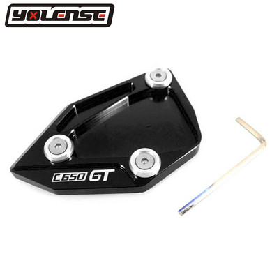Pre motocykle BMW C650GT C600 Sport 2012 2013 2014 2015, CNC hliníkový stojan, bočný stojan, podperná doska.