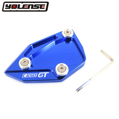 Pre motocykle BMW C650GT C600 Sport 2012 2013 2014 2015, CNC hliníkový stojan, bočný stojan, podperná doska.