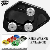 Hliníkový bočný stojan na motocykel MOTO, zväčšovacia doska, predĺženie stojana pre BMW F800R 09-15 HP2 SPORT 08-10 R1200S 06-08