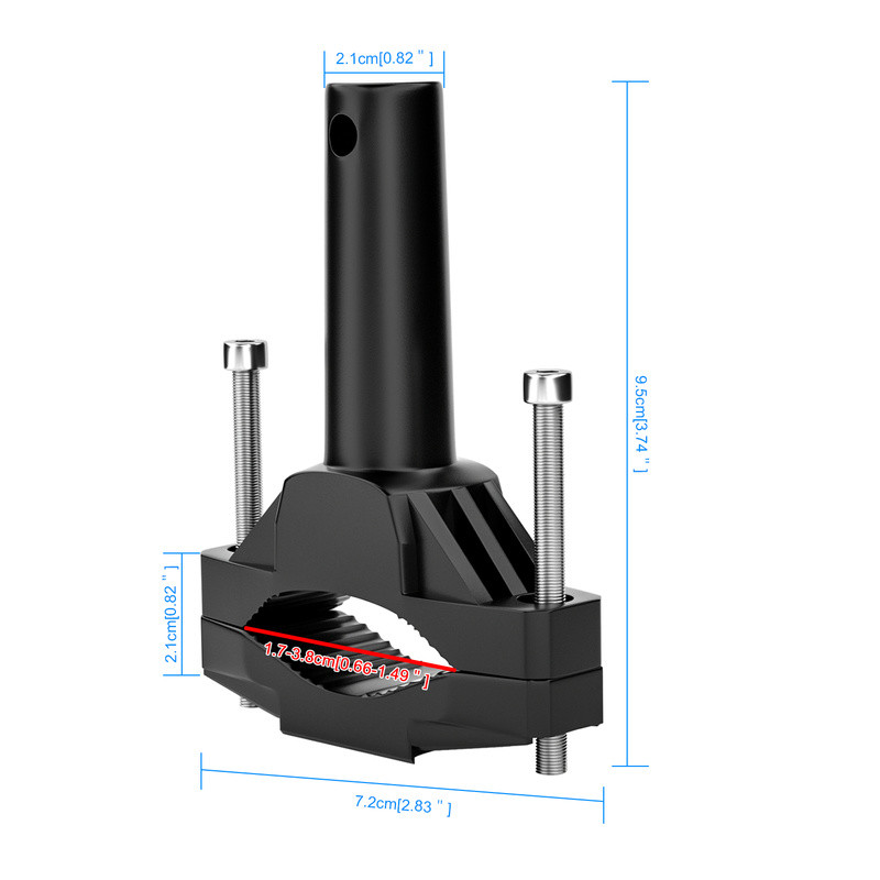 Modifikovaný stojan na svetlomety pre motocyklový nárazník, predĺženie bodového svetla, rám, podpera, predĺženie, univerzálny montážny držiak
