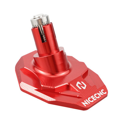 NiceCNC pre KTM XC XCW XCF XCFW EXC EXCF 125-530 150 200 250 300 350 450 2008-2023 Bočný stojan, zväčšovacia doska stojana