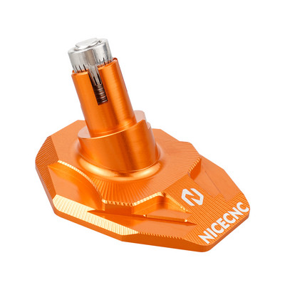 NiceCNC pre KTM XC XCW XCF XCFW EXC EXCF 125-530 150 200 250 300 350 450 2008-2023 Bočný stojan, zväčšovacia doska stojana