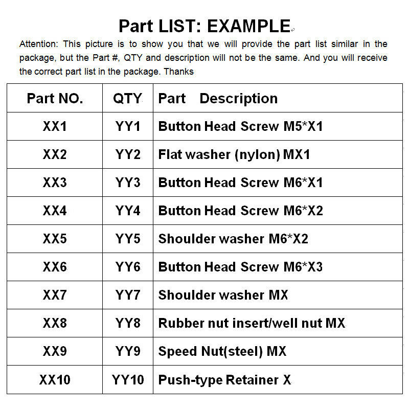 Vhodné pre motocykel Yamaha YZFR6 YZF-R6 R6 1999 2000 2001 2002, kompletná sada skrutiek a matíc z nehrdzavejúcej ocele.