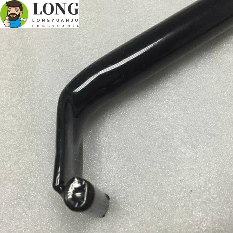 Čierny bočný stojan na motorku s odolnou sadou držiakov nôh s pružinovou skrutkou Vintage pre Honda WY125 WY 125 125cc