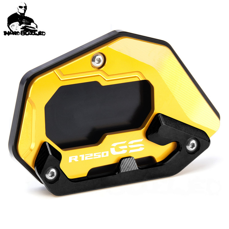 Motorkerékpár lábtartó oldalsó állvány burkolata BMW R1250GS R 1250GSA R1250 GS GSA R 1250 GS HP 2018 2019 2020 2021 motoros támasztékhoz