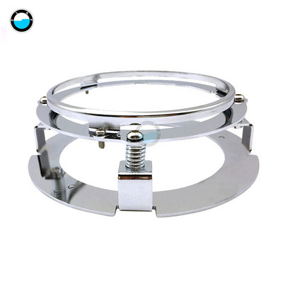 5 3/4"-es fényszóró tartógyűrű 5,75"-es kerek LED-es fényszóróhoz, motorkerékpárhoz Rozsdamentes acél motorkerékpár-tartozékok.