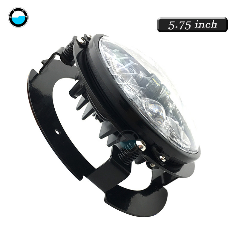 5 3/4"-es fényszóró tartógyűrű 5,75"-es kerek LED-es fényszóróhoz, motorkerékpárhoz Rozsdamentes acél motorkerékpár-tartozékok.