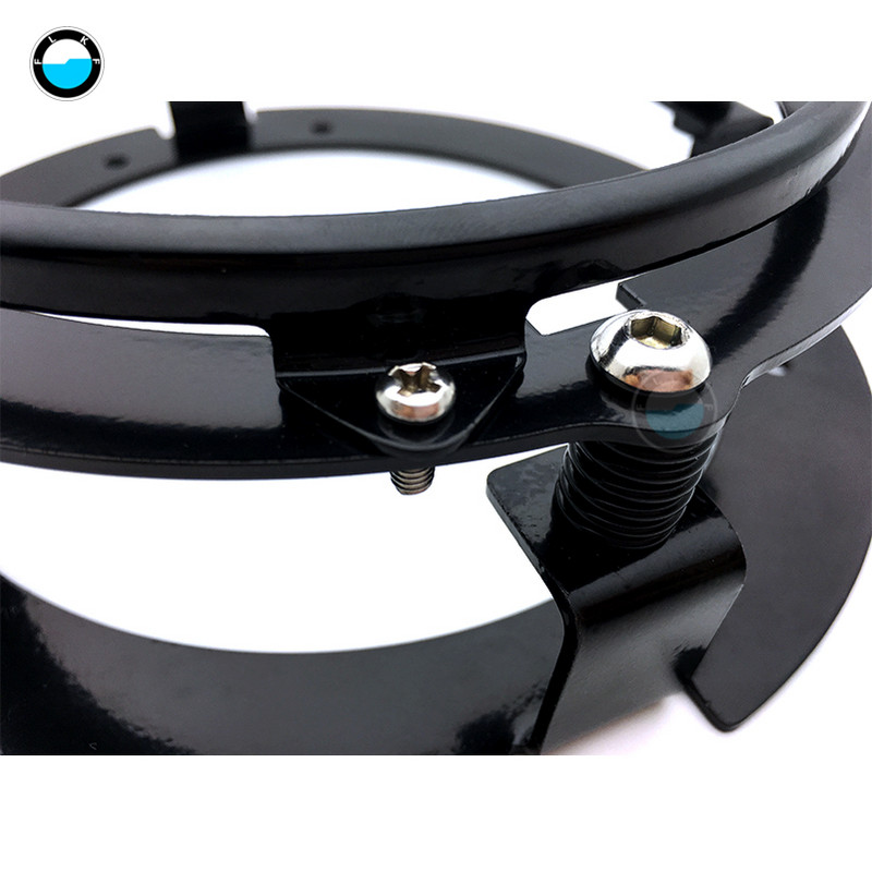 5 3/4"-es fényszóró tartógyűrű 5,75"-es kerek LED-es fényszóróhoz, motorkerékpárhoz Rozsdamentes acél motorkerékpár-tartozékok.