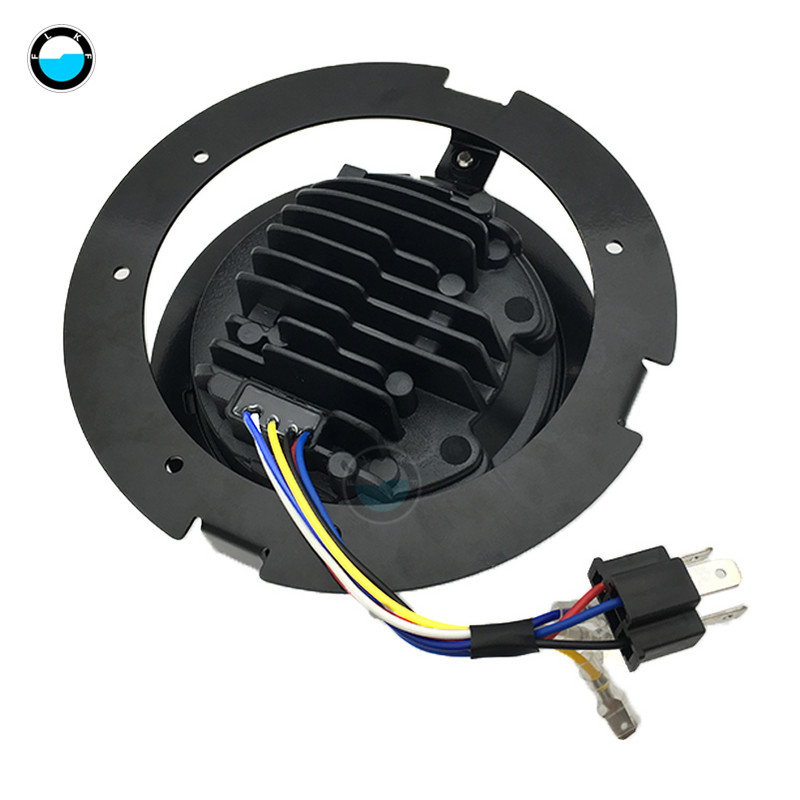 5 3/4"-es fényszóró tartógyűrű 5,75"-es kerek LED-es fényszóróhoz, motorkerékpárhoz Rozsdamentes acél motorkerékpár-tartozékok.