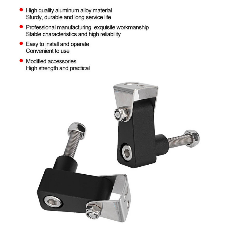 Motorkerékpár alsó villára szerelhető reflektortartó lámpatartó Led munkalámpa tartókonzol Ködlámpa spotlámpák oszloptartó talp