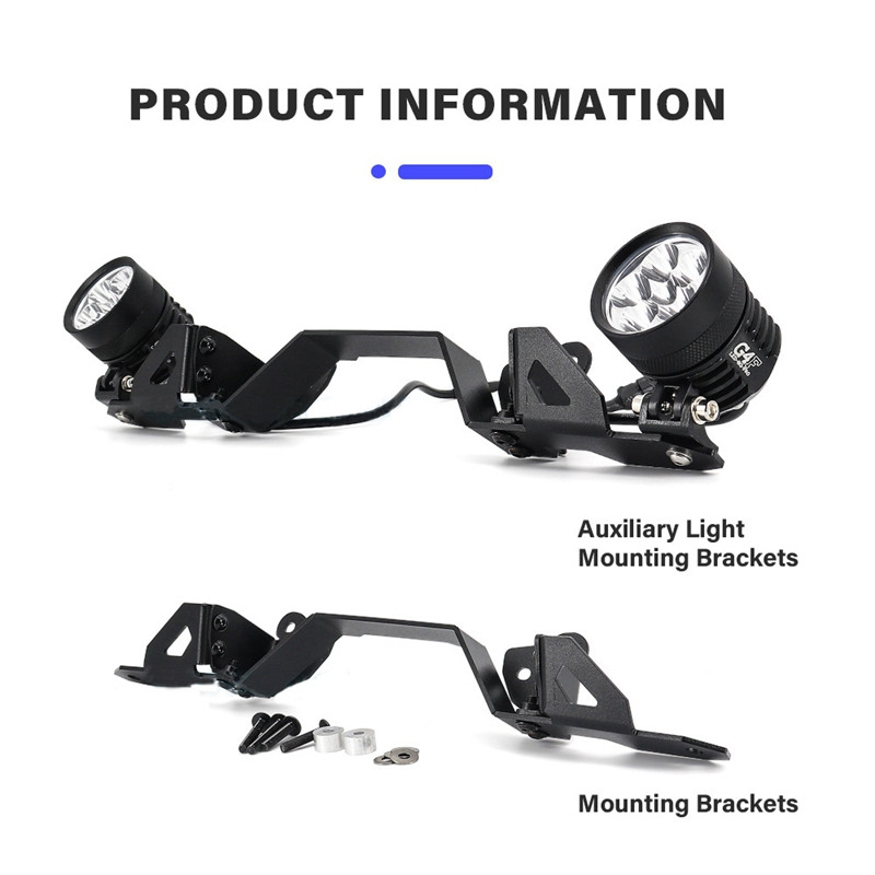 Svjetla za maglu za motocikle Pomoćni nosači nosača Držač reflektora za Yamahu XT1200Z XTZ 1200 Super Tenere 2014-