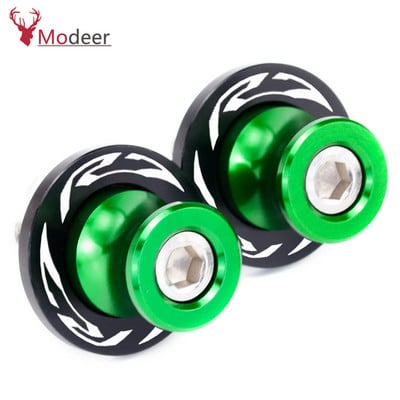 Farebné 2 ks hliníkových 6 mm cievok kyvnej vidlice motocykla pre Yamaha YZFR7 YZF R7 2022, zadný stojan, cievky kyvnej vidlice, príslušenstvo