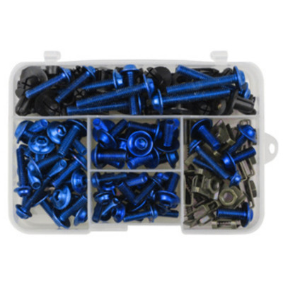 190 vnt. pilno sandarinimo varžtų varžtas, skirtas Kawasaki ZX6R ZX7R ZX9R ZX10R ZX12R ZX14R Versys 650 Ninja 650R 1000 Z750 Z1000 ZZR600