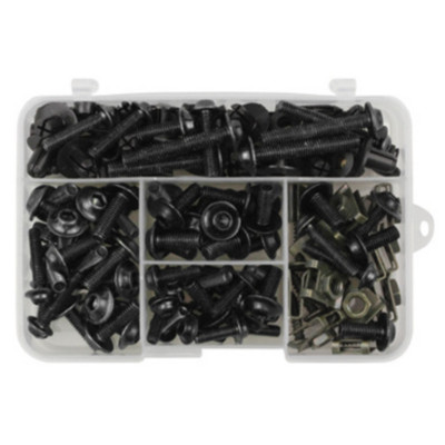 190 vnt. pilno sandarinimo varžtų varžtas, skirtas Kawasaki ZX6R ZX7R ZX9R ZX10R ZX12R ZX14R Versys 650 Ninja 650R 1000 Z750 Z1000 ZZR600