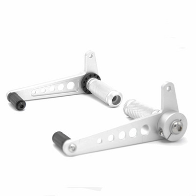 Stúpačky pre motocykel Cafe Racer, opierky nôh, kolíky, zadné sady, diely pre YAMAHA Custom Bobber, SUZUKI GT, KAWASAKI KZ