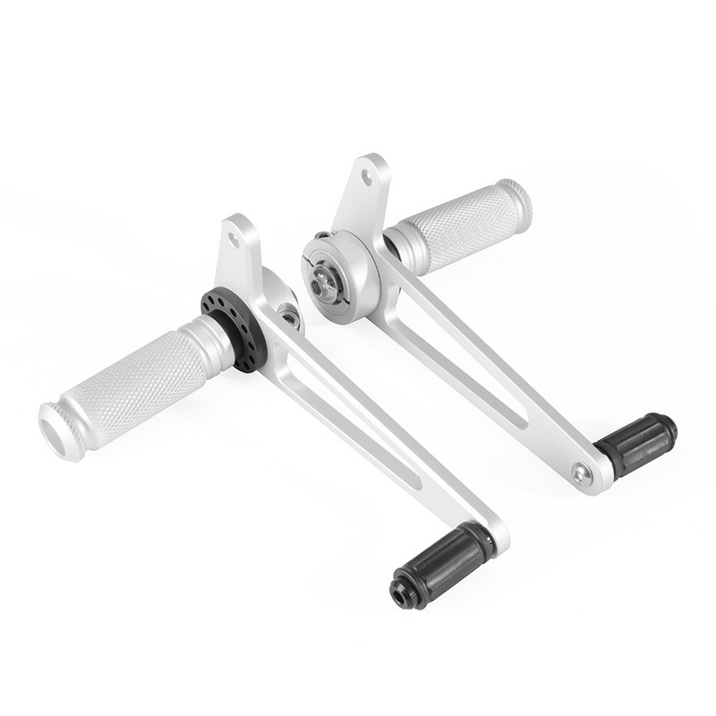 Stúpačky pre motocykel Cafe Racer, opierky nôh, kolíky, zadné sady, diely pre YAMAHA Custom Bobber, SUZUKI GT, KAWASAKI KZ