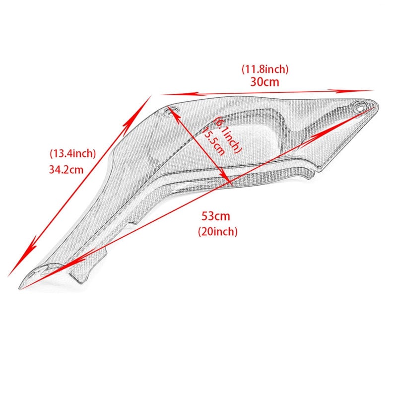 Kryty kapotáže pre motocykle, bočné kryty batérie pre Honda Hornet250, Hornet 250, 600, CB250, CB600F 1998, 1999, 2000