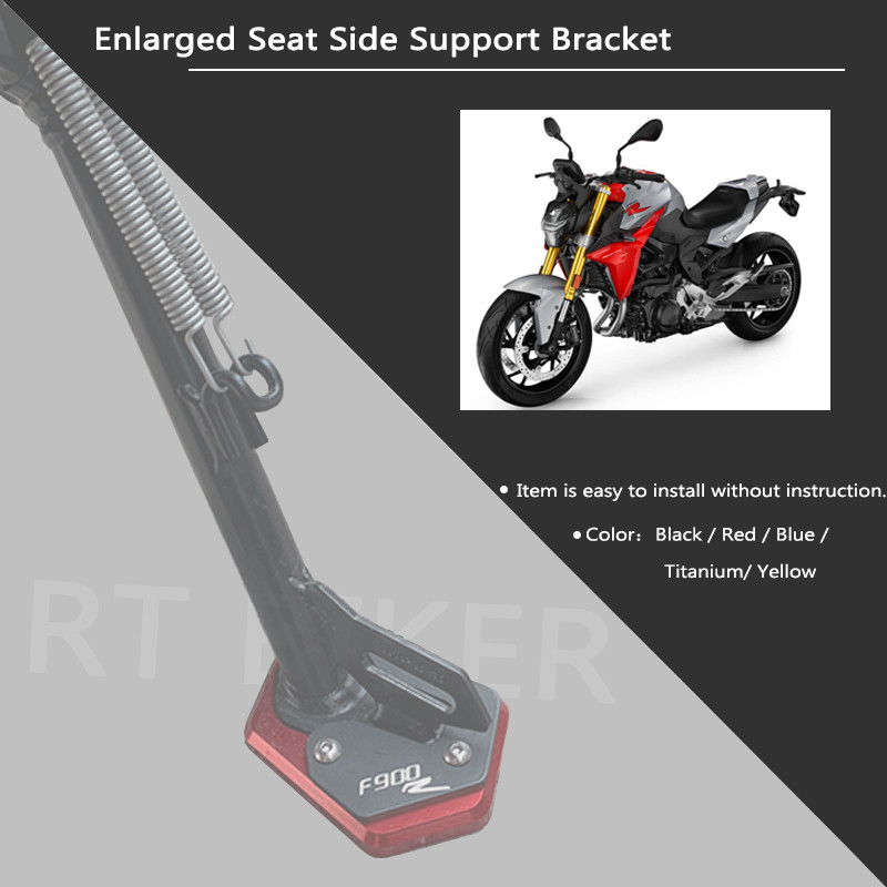 F900R F900XR Kickstand Picior Suport lateral Extensie Pad Suport Placă pentru BMW F900 R F900 XR F 900R/XR 2020 2021 2022 Motocicletă
