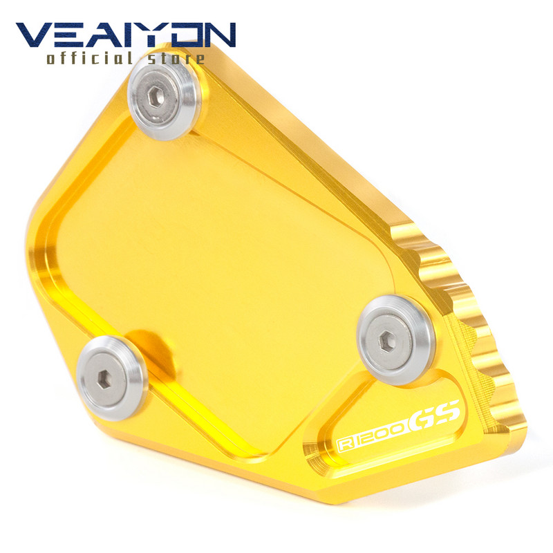 BMW R1200GS R 1200 GS Adventure motorkerékpár láb oldalsó állvány alátétlemezhez Kickstand Enlarger Support Hosszabbító Tartozékok 2017