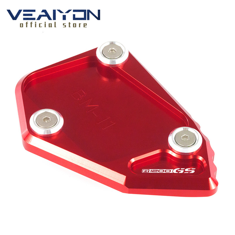 BMW R1200GS R 1200 GS Adventure motorkerékpár láb oldalsó állvány alátétlemezhez Kickstand Enlarger Support Hosszabbító Tartozékok 2017