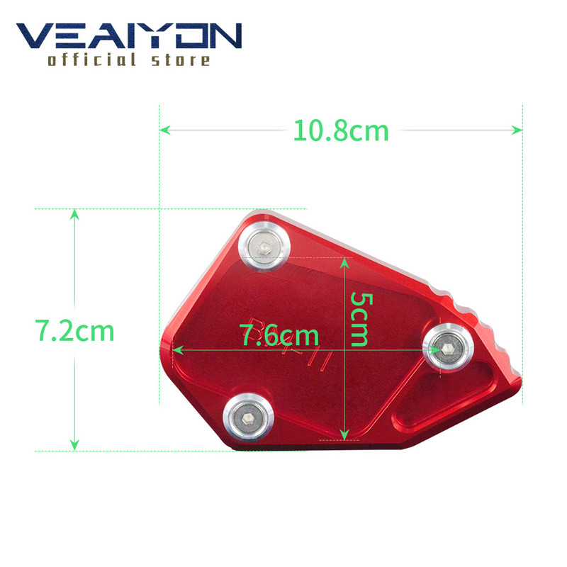 BMW R1200GS R 1200 GS Adventure motorkerékpár láb oldalsó állvány alátétlemezhez Kickstand Enlarger Support Hosszabbító Tartozékok 2017