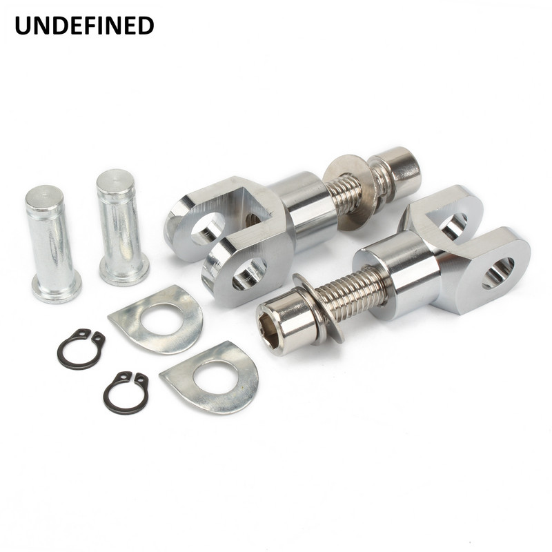 39mm čierne chrómové opierky na nohy pre motocykle, sada vidlicových držiakov s hardvérom pre Harley, Honda, Yamaha, Kawasaki, Suzuki, univerzálny