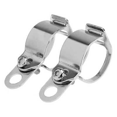 1 pár univerzálnych držiakov smerových svetiel pre motocykle pre upevnenie predného tlmiča nárazov vozidla, držiak smerových svetiel