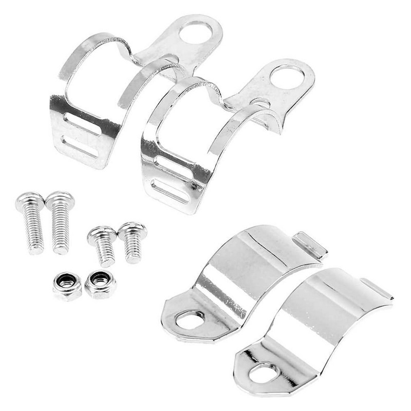 1 pár univerzálnych držiakov smerových svetiel pre motocykle pre upevnenie predného tlmiča nárazov vozidla, držiak smerových svetiel