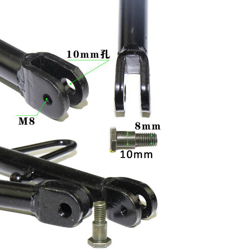 Univerzálny stojan na motocykel, bočný parkovací stojan, podpora pre kolobežku a elektrický bicykel