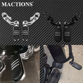 Motocyklové 32mm 1-1/4" stupačky, kolíky na diaľničný nárazník, krátke svorky, držiak ochranného krytu motora pre Harley Dyna Softail Touring Road King