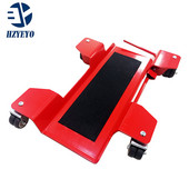 Mover de reparare a motocicletei, placă de oțel, instrument pentru rulmenți în mișcare, roată universală pentru mișcare, sarcină maximă 400 kg, HZYEYO, T-042