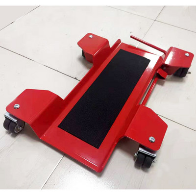 Mover de reparare a motocicletei, placă de oțel, instrument pentru rulmenți în mișcare, roată universală pentru mișcare, sarcină maximă 400 kg, HZYEYO, T-042