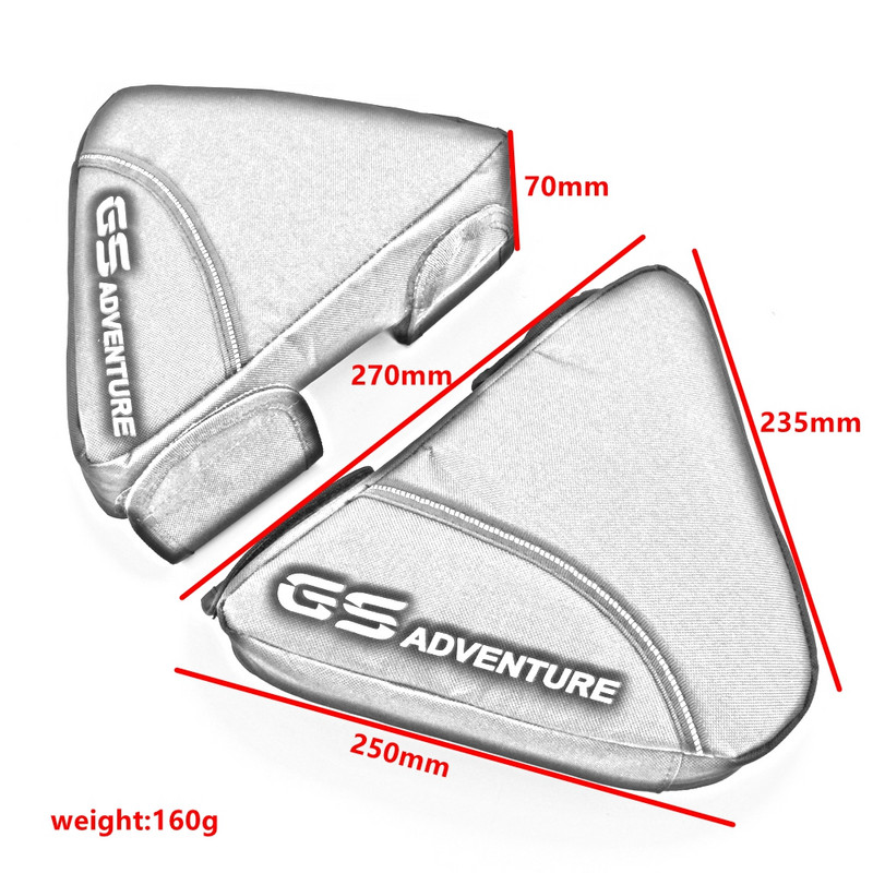 BMW R1200GS ADV LC R 1200 GS Crash Bar koti jaoks Mootorratta tööriista paigutuskoti raam kolme nurgaga komplekti tööriistakast