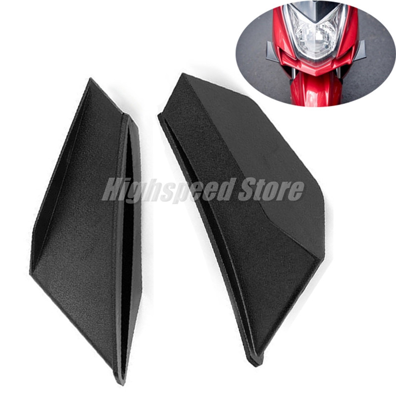 2 PCS Висококачествен скутер от въглеродни влакна Dynamic Motorcycle Wing kit Мотоциклет скутер Аеродинамичен мотоциклет Winglet комплекти