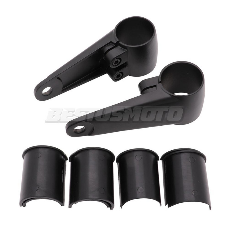 Univerzálny držiak svetlometov na motocykel 35 mm - 41 mm, nastavovač vidlicových uší, držiak svorky pre Chopper Bobber Cafe Racer