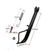 Motocyklový stojan, bočné obloženie, držiaky, sada konzol s pružinovou skrutkou, vintage pre Yamaha YBR125 YBR 125 125cc