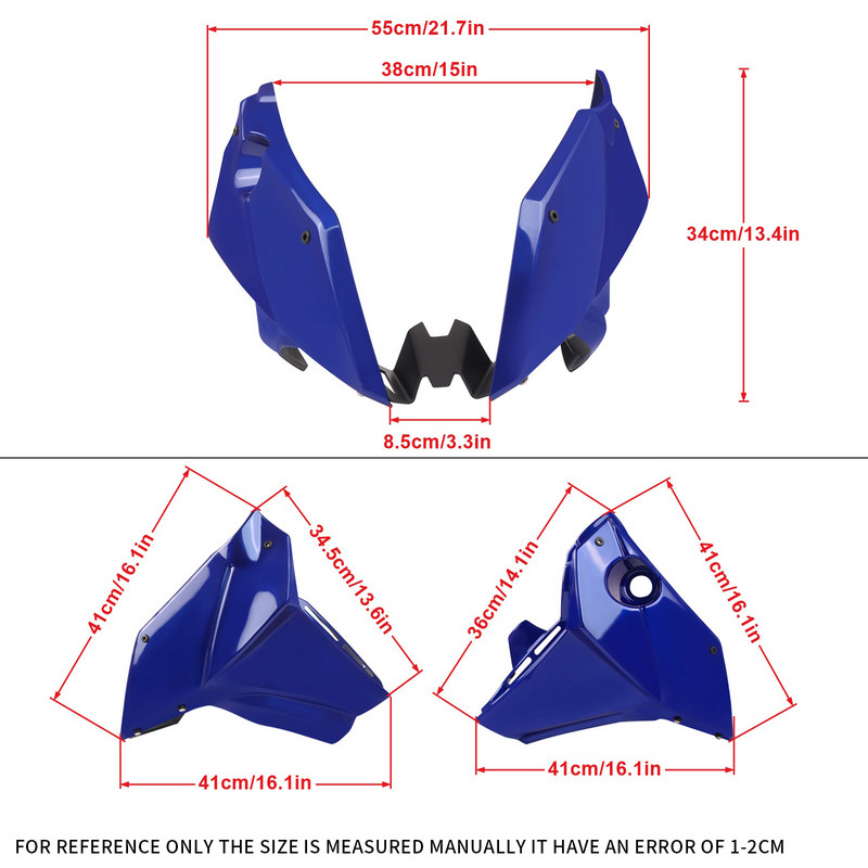 Yamaha MT-07 MT07 FZ07 FZ-07 MT FZ 07 2021 motorkerékpárhoz, motor légterelő alsó burkolata karosszéria keret panel védő